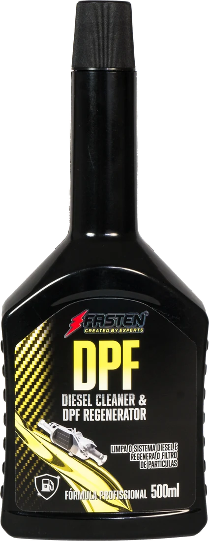 Embalagem Fasten DPF Diesel Cleaner e DPF Regenerator 500 ml